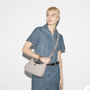 Gucci Goatskin Aphrodite Small Shoulder Bag